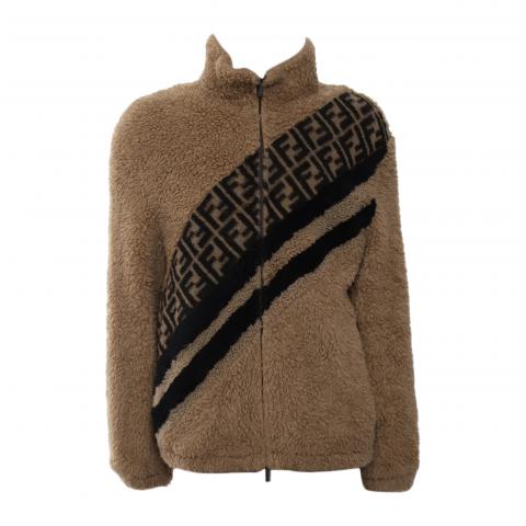 Fendi on sale fleece jacket